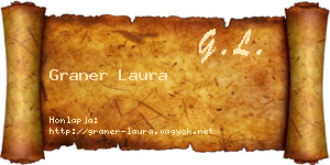 Graner Laura névjegykártya